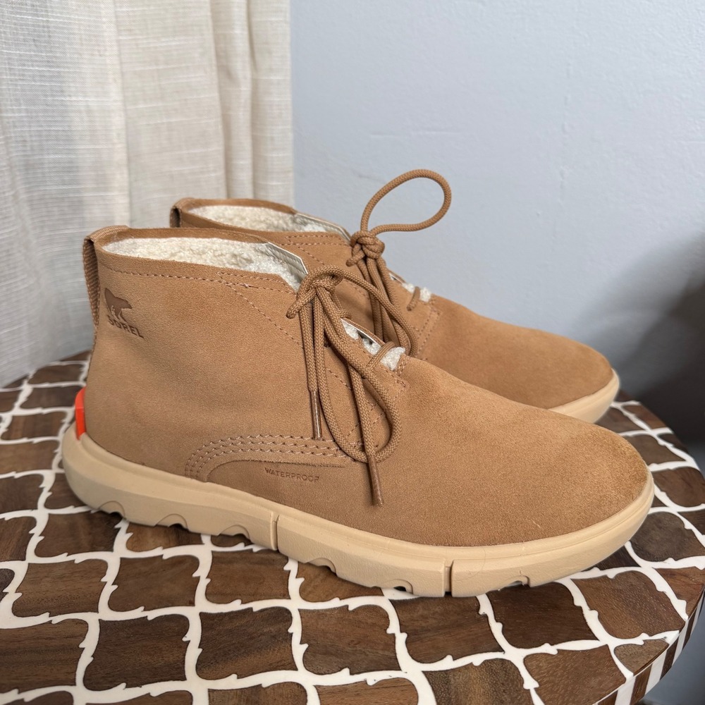 Sorel Explorer II Drift Waterproof Boots Tawny Buff Ceramic Womens Shoe Size 8.5
